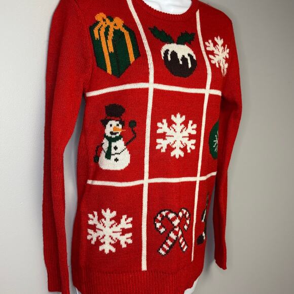 Cotton Emporium Ugly Christmas Sweater Holiday Knit Womens Sz XS - Picture 2 of 6